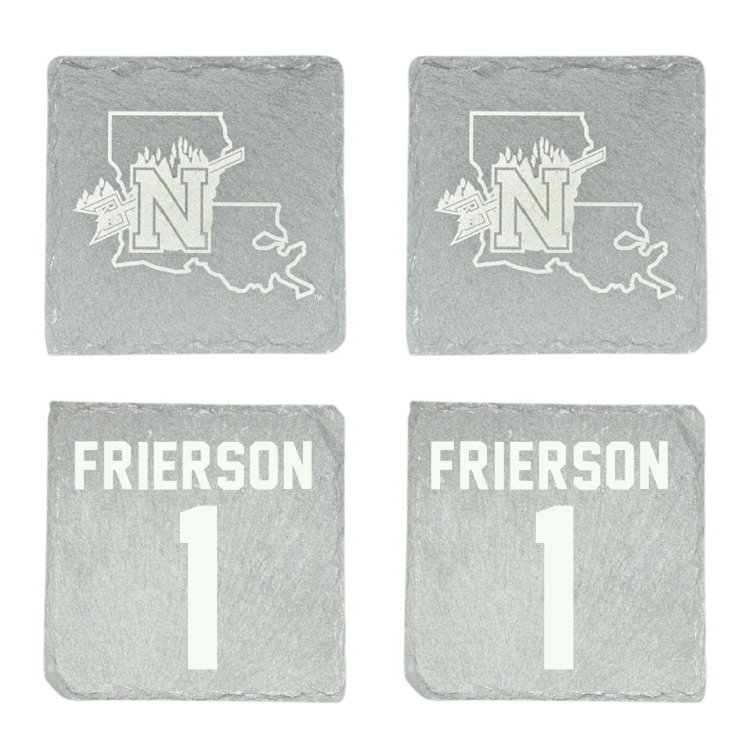 Northwestern State University Basketball Stone Coaster (4 Pack)  - #1 Jermesha Frierson