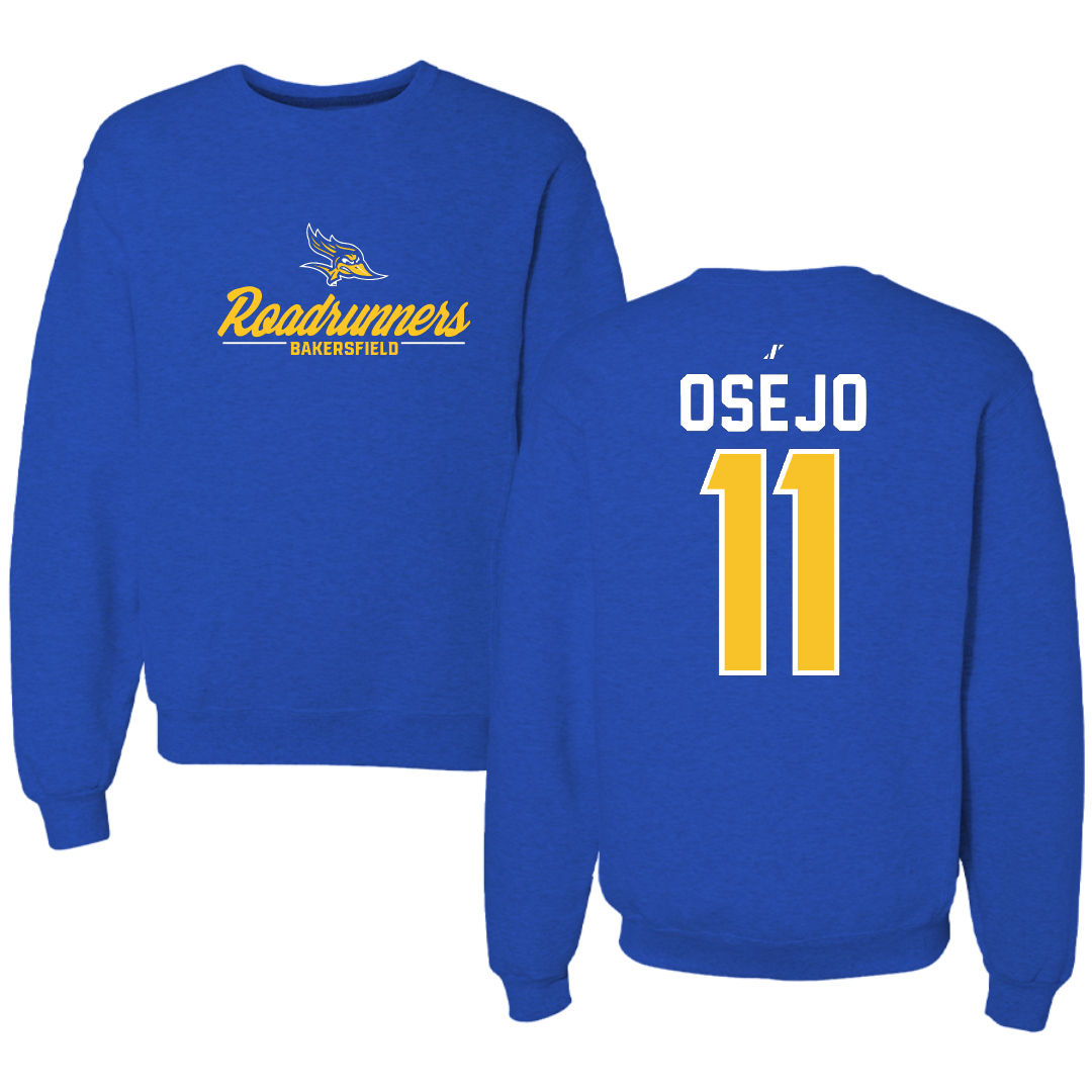 California State University-Bakersfield Soccer Blue General Crewneck - #11 Daniela Osejo