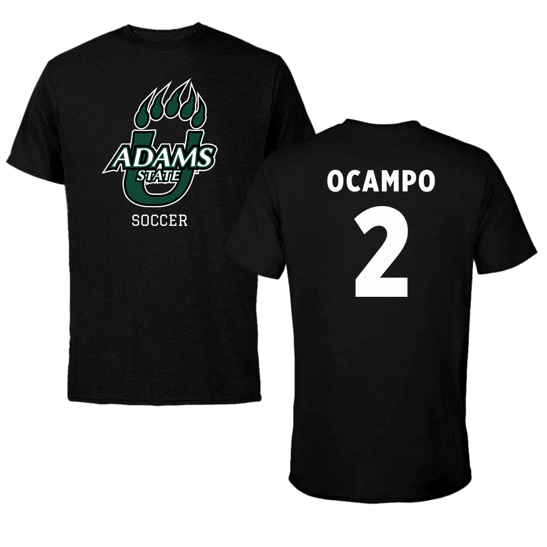 Adams State University Soccer Black State Tee - #2 Lauren Ocampo