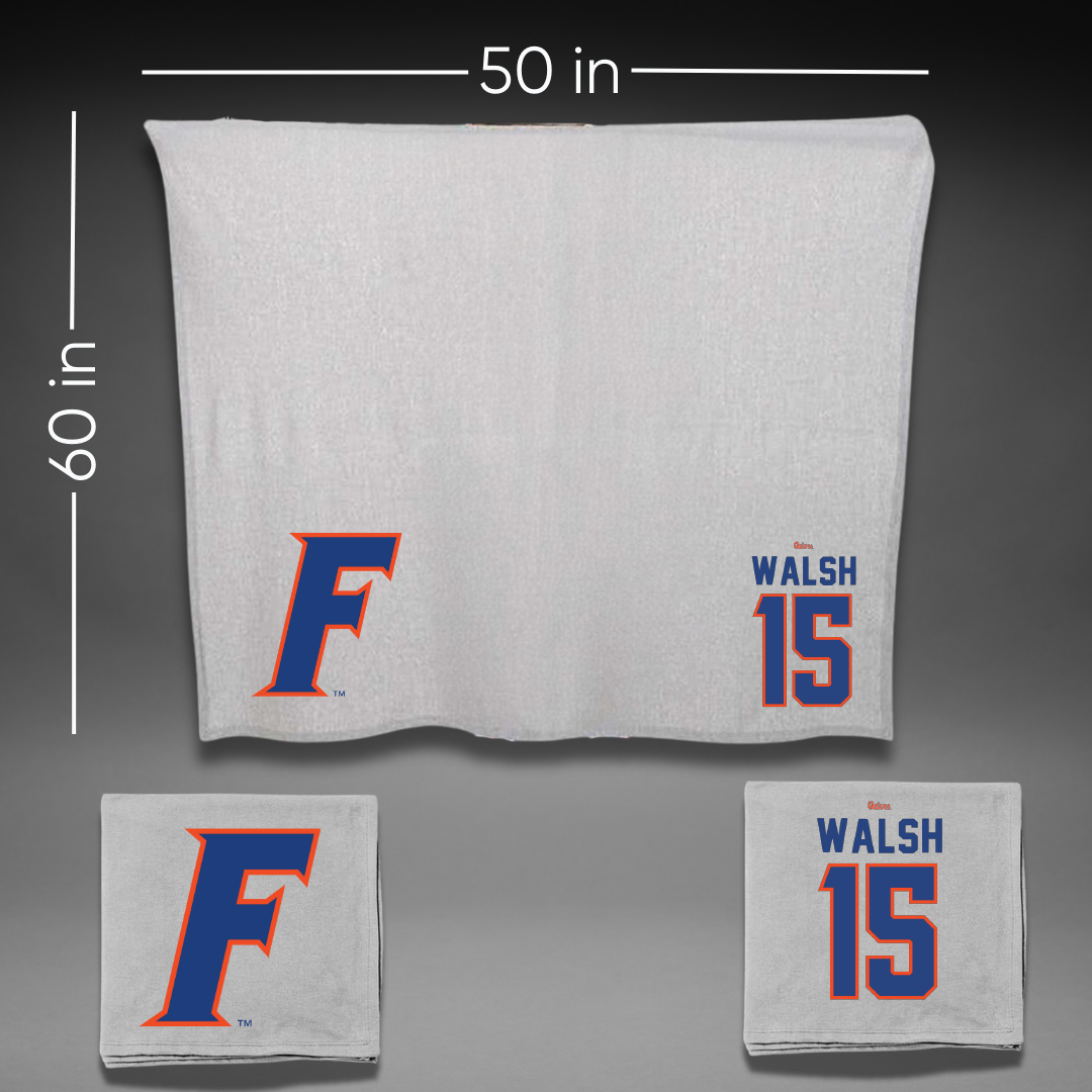 University of Florida Softball Gray Blanket - #15 Reagan Walsh