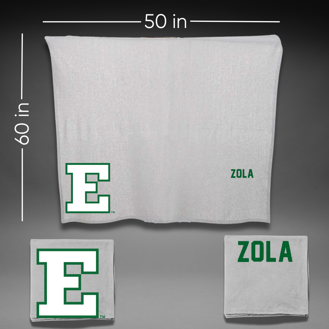 Eastern Michigan University Rowing Gray Blanket - Abigail Zola