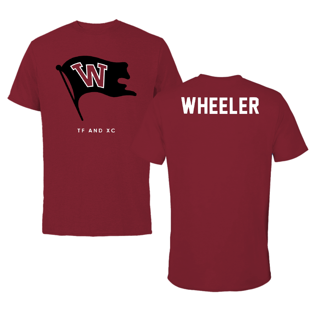Whitworth University TF and XC Cardinal Tee - Cody Wheeler