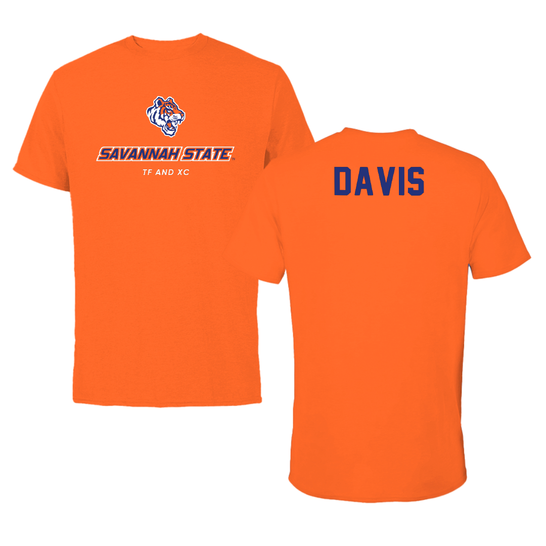 Savannah State University TF and XC Orange Performance Tee - Kajuan Davis