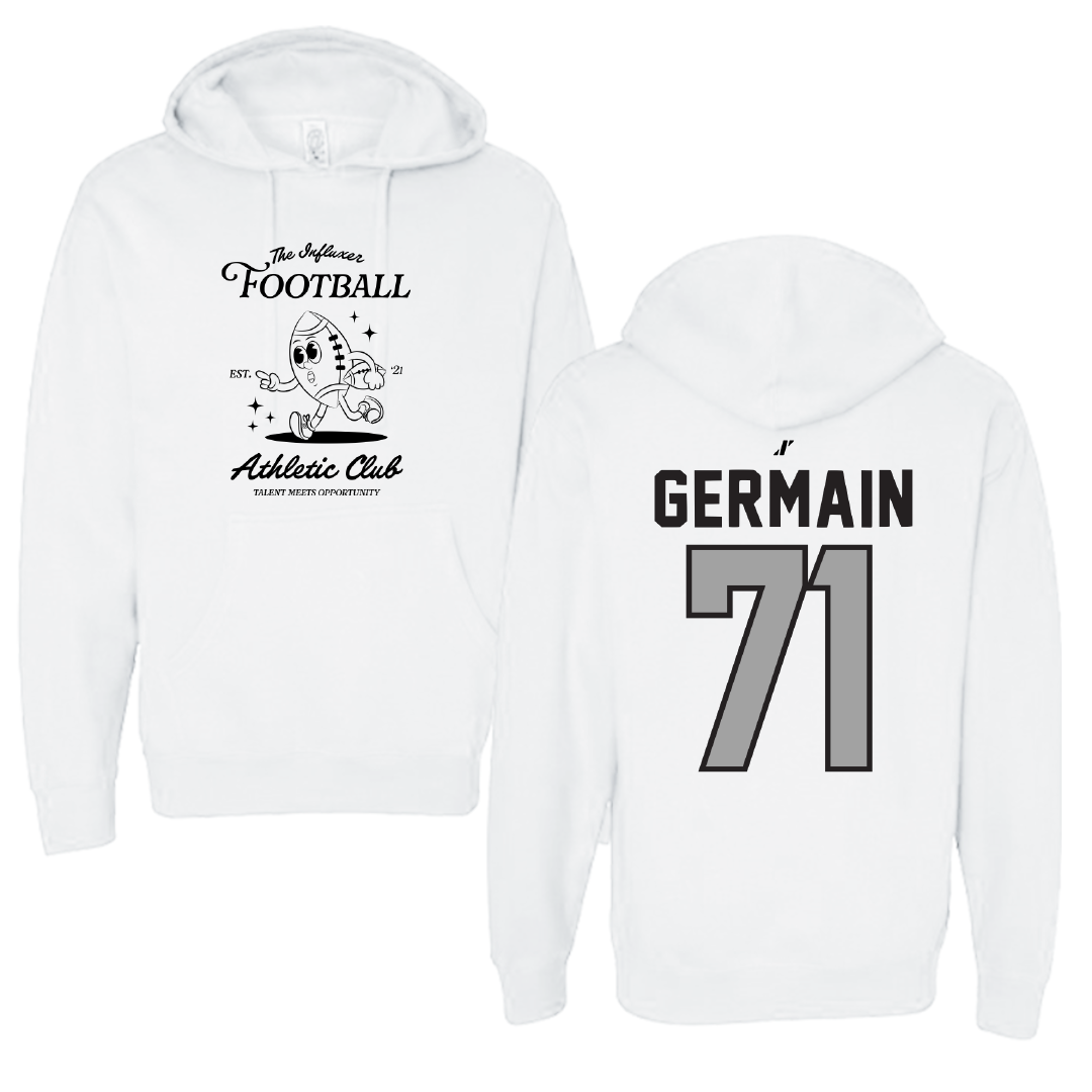 Football White Influxer Athletic Club Hoodie - #71 Jean Germain
