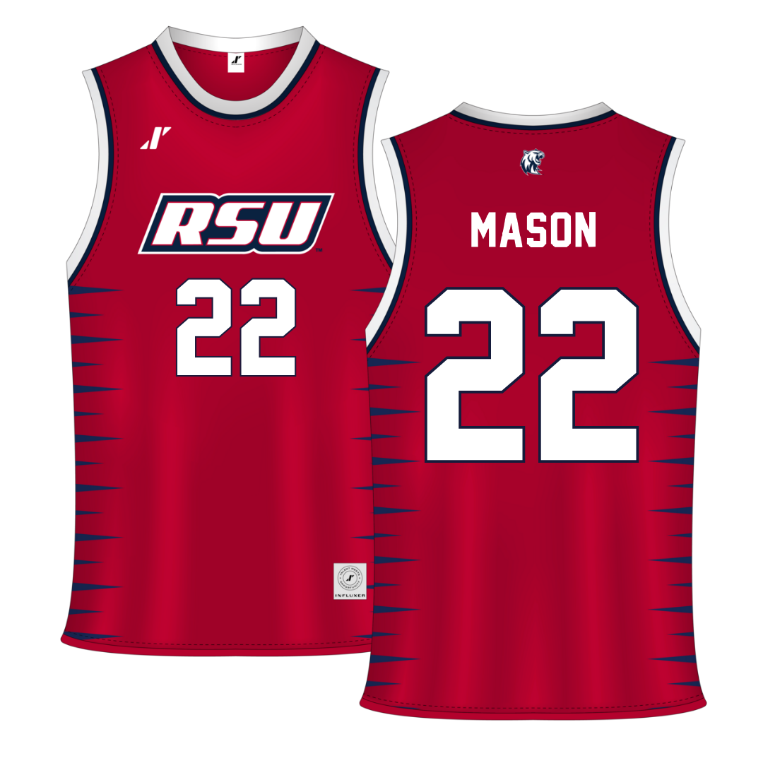 Rogers State University Red Basketball Jersey - #22 Andrew Mason
