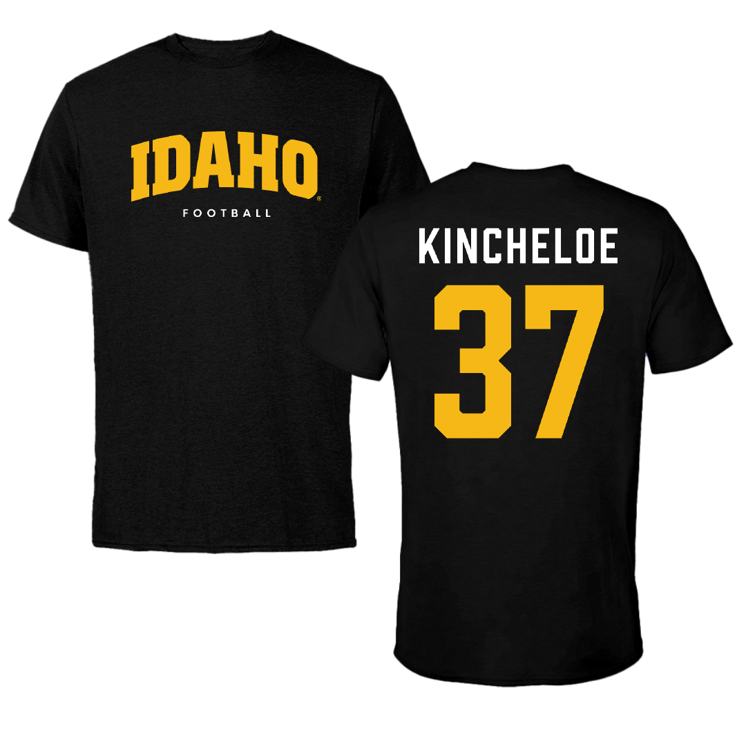 University of Idaho Football Black Idaho Tee - #37 Hayden Kincheloe