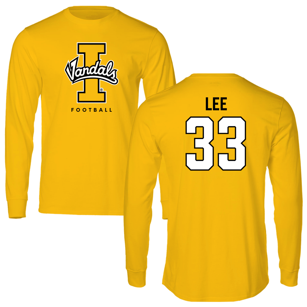 University of Idaho Football Gold Performance Long Sleeve - #33 Julian Lee