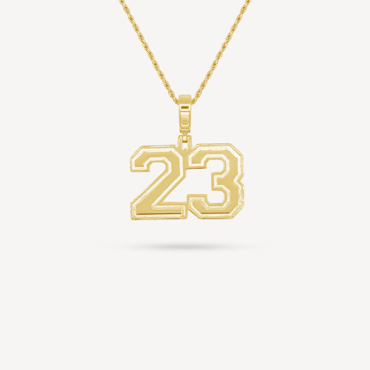 Gold Presidents Pendant and Chain - #23 Briah Hampton