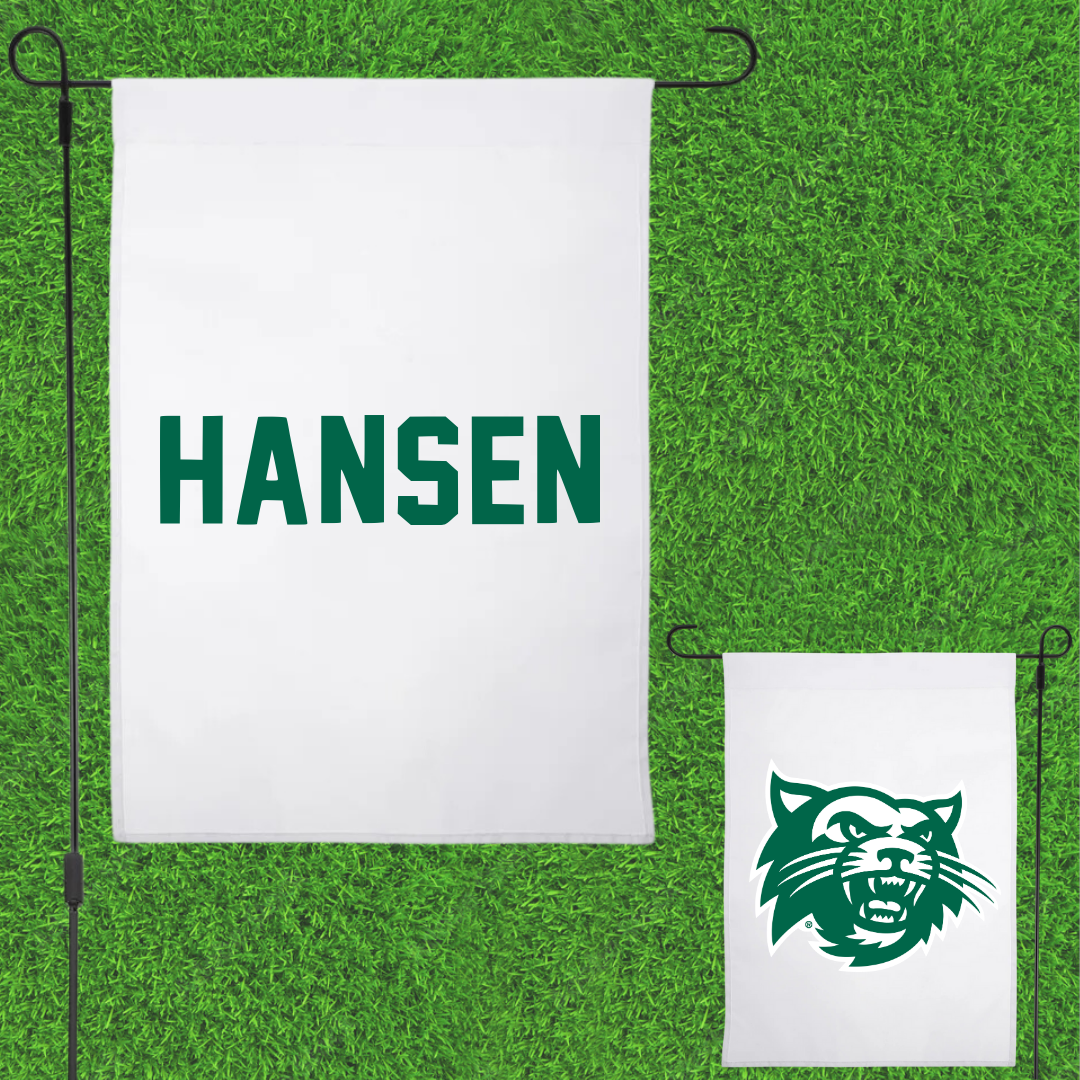 Northwest Missouri State University Cheer White Garden Flag - Lily Hansen