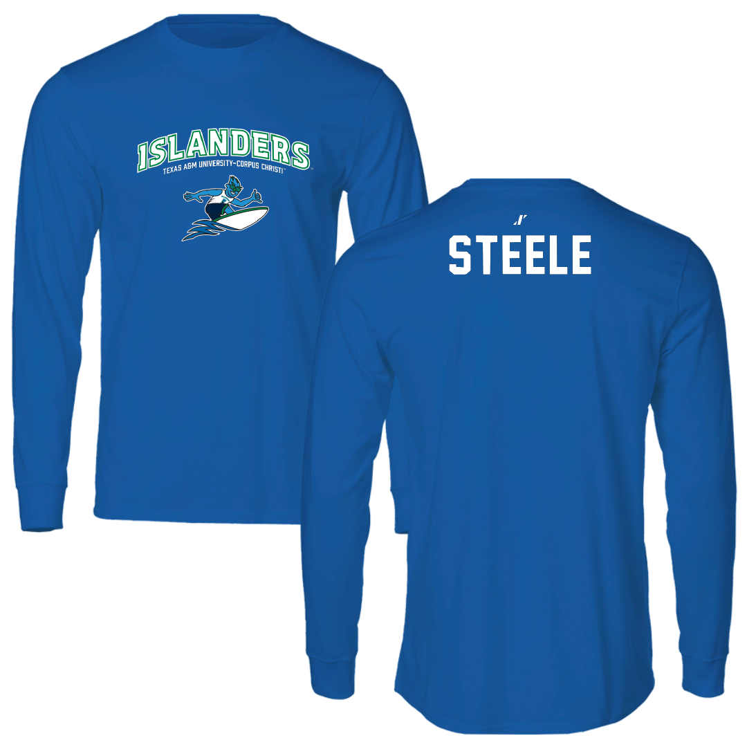 Texas A&M University-Corpus Christi TF and XC Blue General Performance Long Sleeve - Yasmine Steele