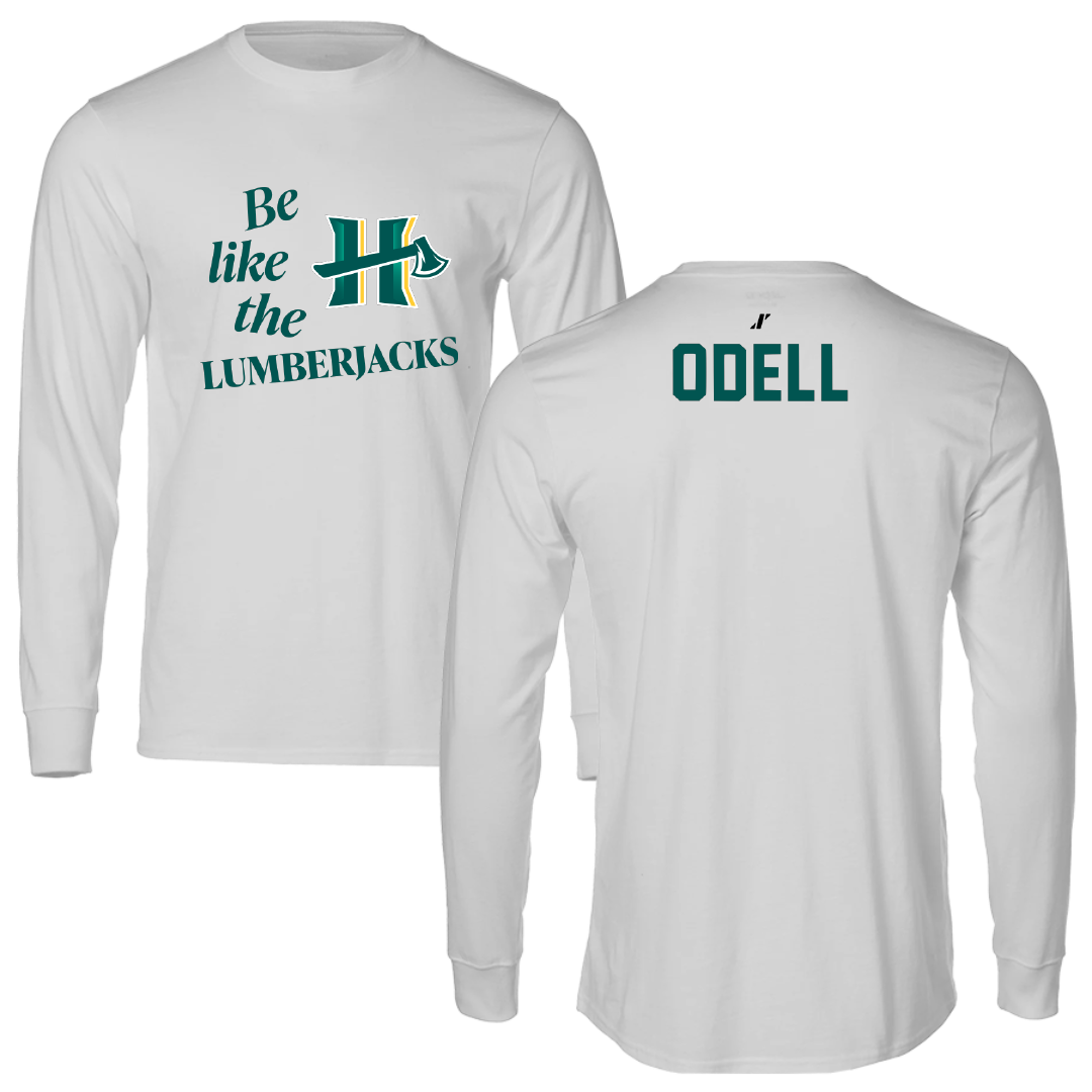 Cal Poly Humboldt Rowing Light Gray Be Like Us Long Sleeve - Margaret Odell