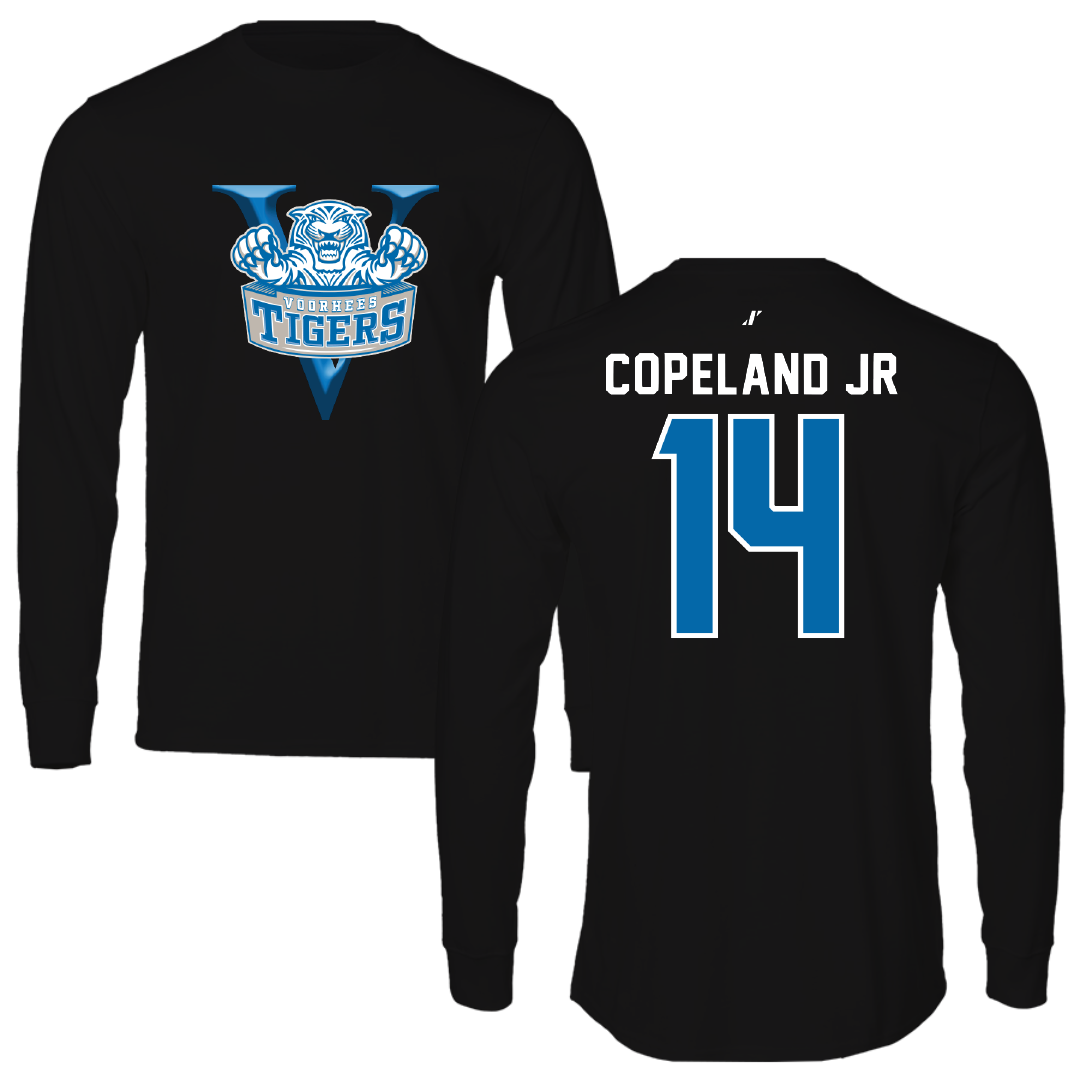 Voorhees University Baseball Black Performance Long Sleeve - #14 Keith Copeland Jr