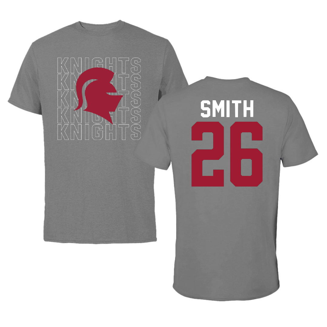 Southern Virginia University Baseball Dark Gray Performance Tee - #26 Tyson Smith