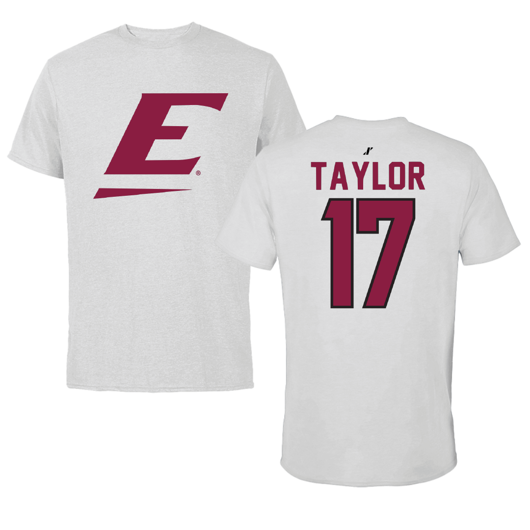 Eastern Kentucky University Soccer Light Gray Performance Tee - #17 Sydney Taylor