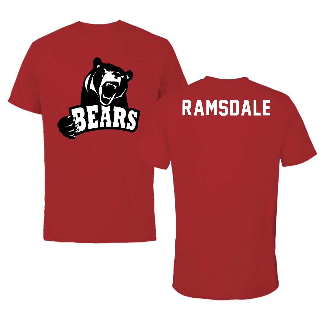 Lenoir-Rhyne University TF and XC Canvas Red Tee - Harper Ramsdale