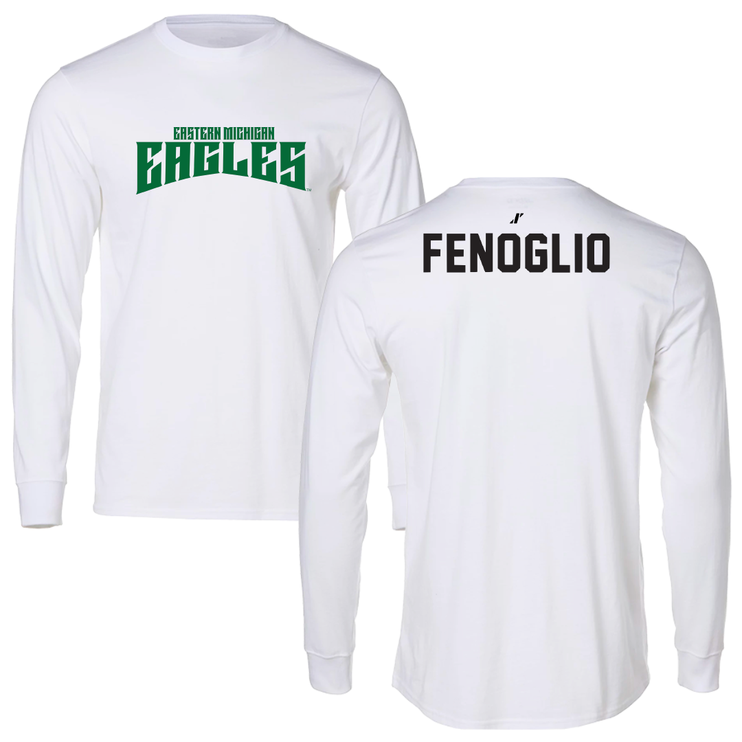 Eastern Michigan University Golf White Classic Long Sleeve - Pietro Fenoglio