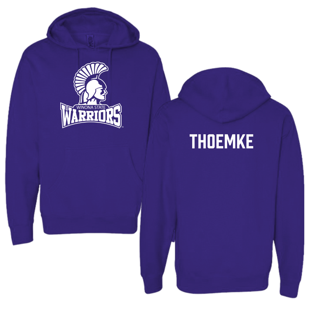 Winona State University Tennis Purple Hoodie - Clara Thoemke