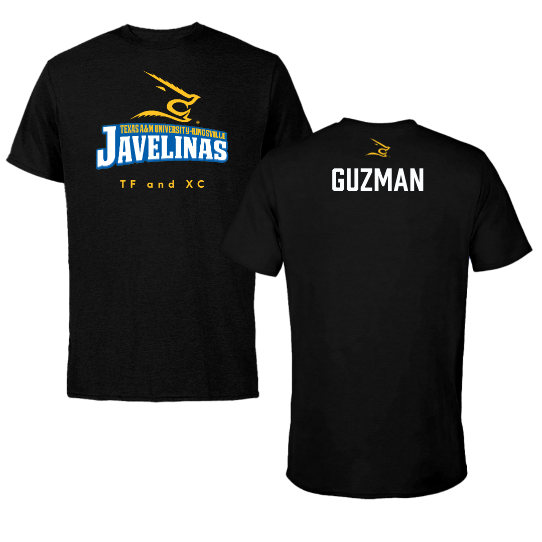 Texas A&M University-Kingsville TF and XC Black Tee - David Guzman