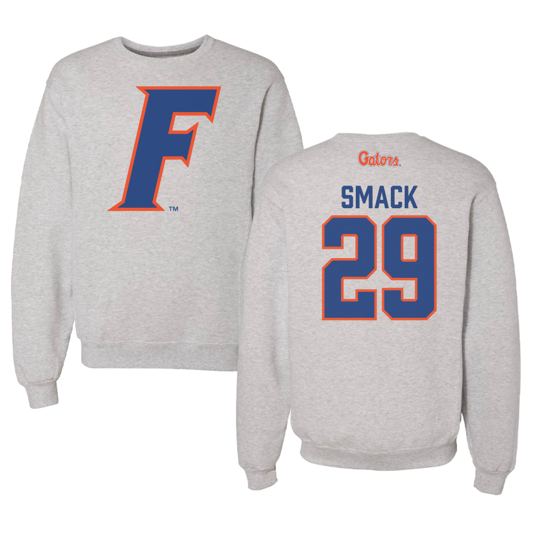 University of Florida Football Gray Crewneck - #29 Trey Smack