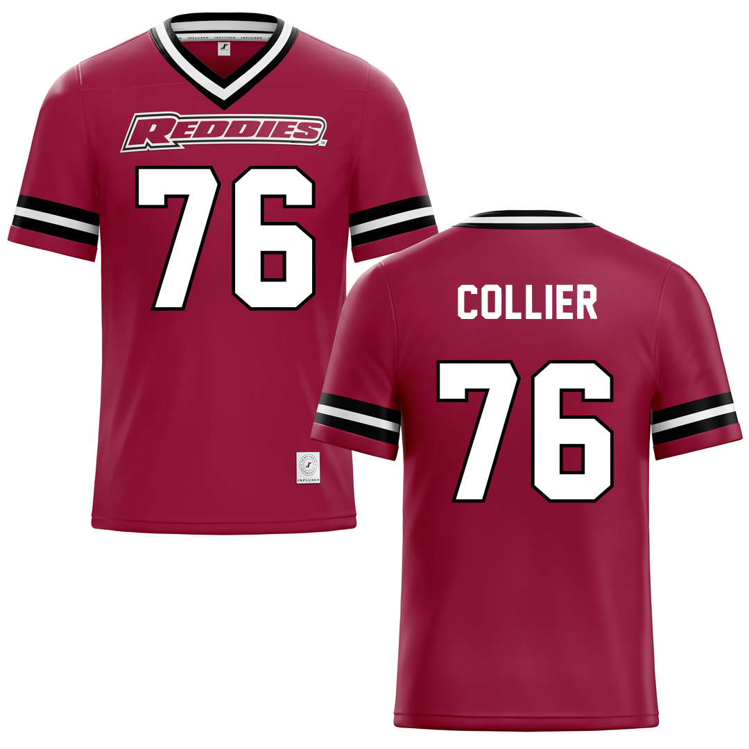 Henderson State University Red Football Jersey - #76 Davon Collier