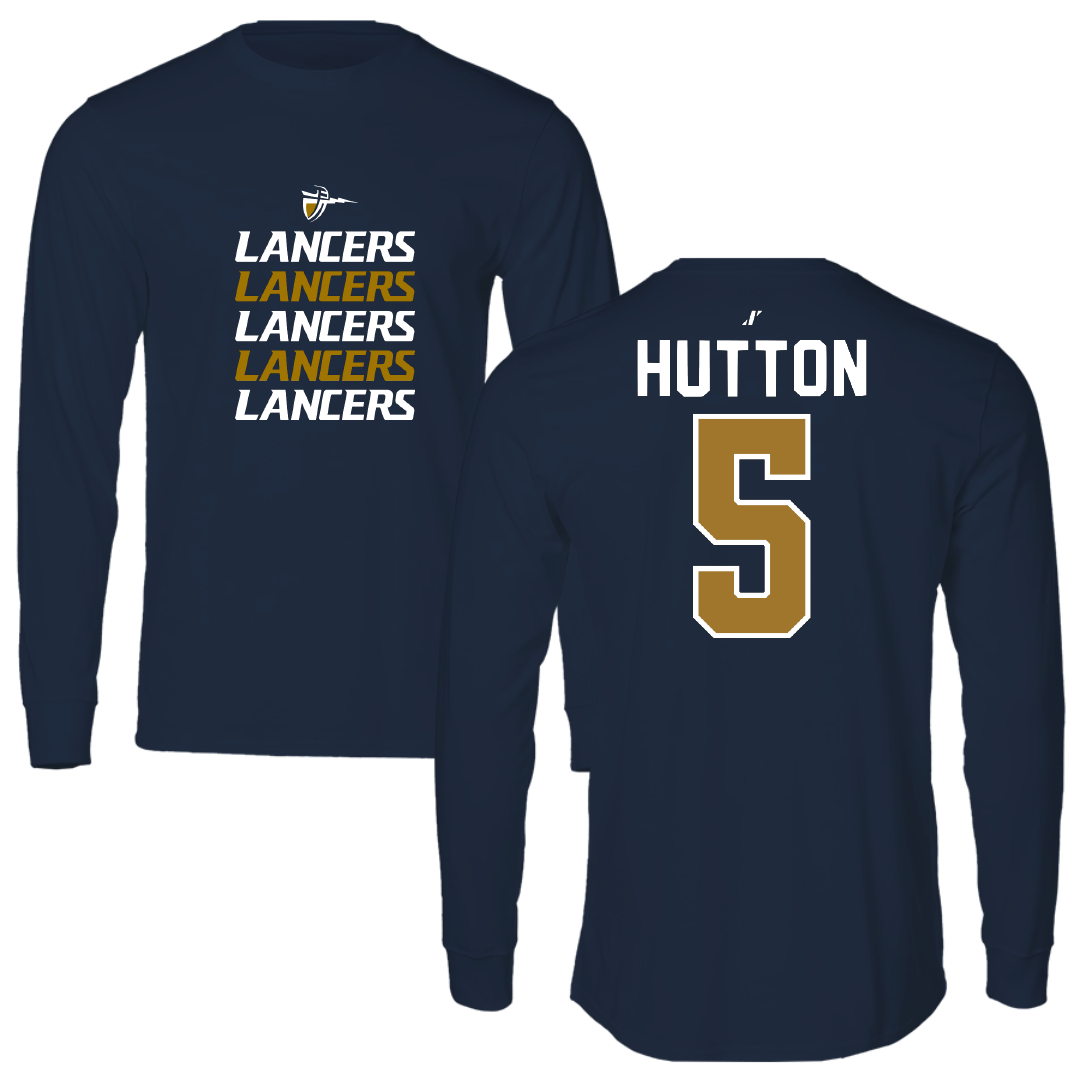 California Baptist University Water Polo Navy General Performance Long Sleeve - #5 Emaly Hutton