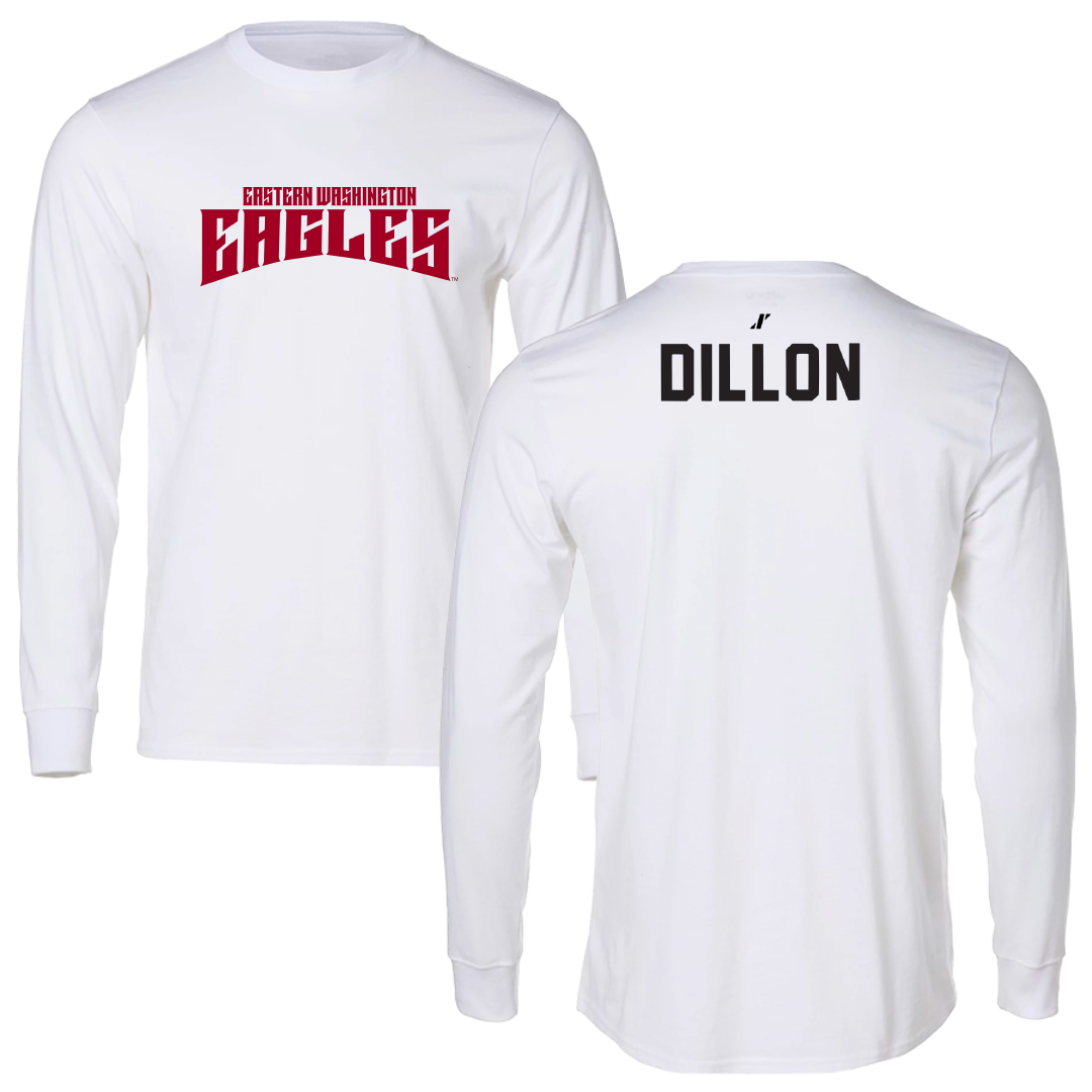 Eastern Washington University Tennis White Classic Performance Long Sleeve - Drew Dillon