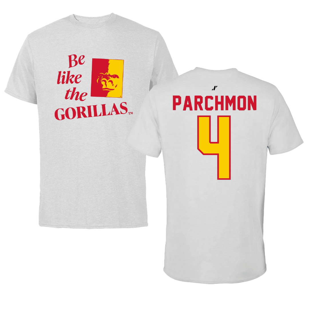Pittsburg State University Football Light Gray Be Like Us Tee - #4 Kuron Parchmon