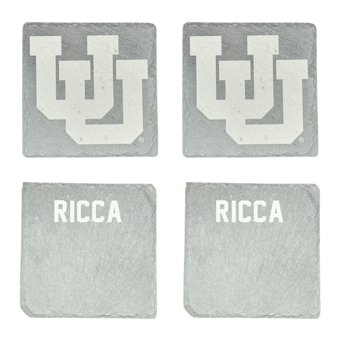 University of Utah Swimming & Diving Stone Coaster (4 Pack)  - Chance Ricca