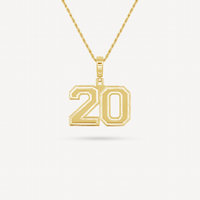 Gold Presidents Pendant and Chain - #20 Brooke Scott