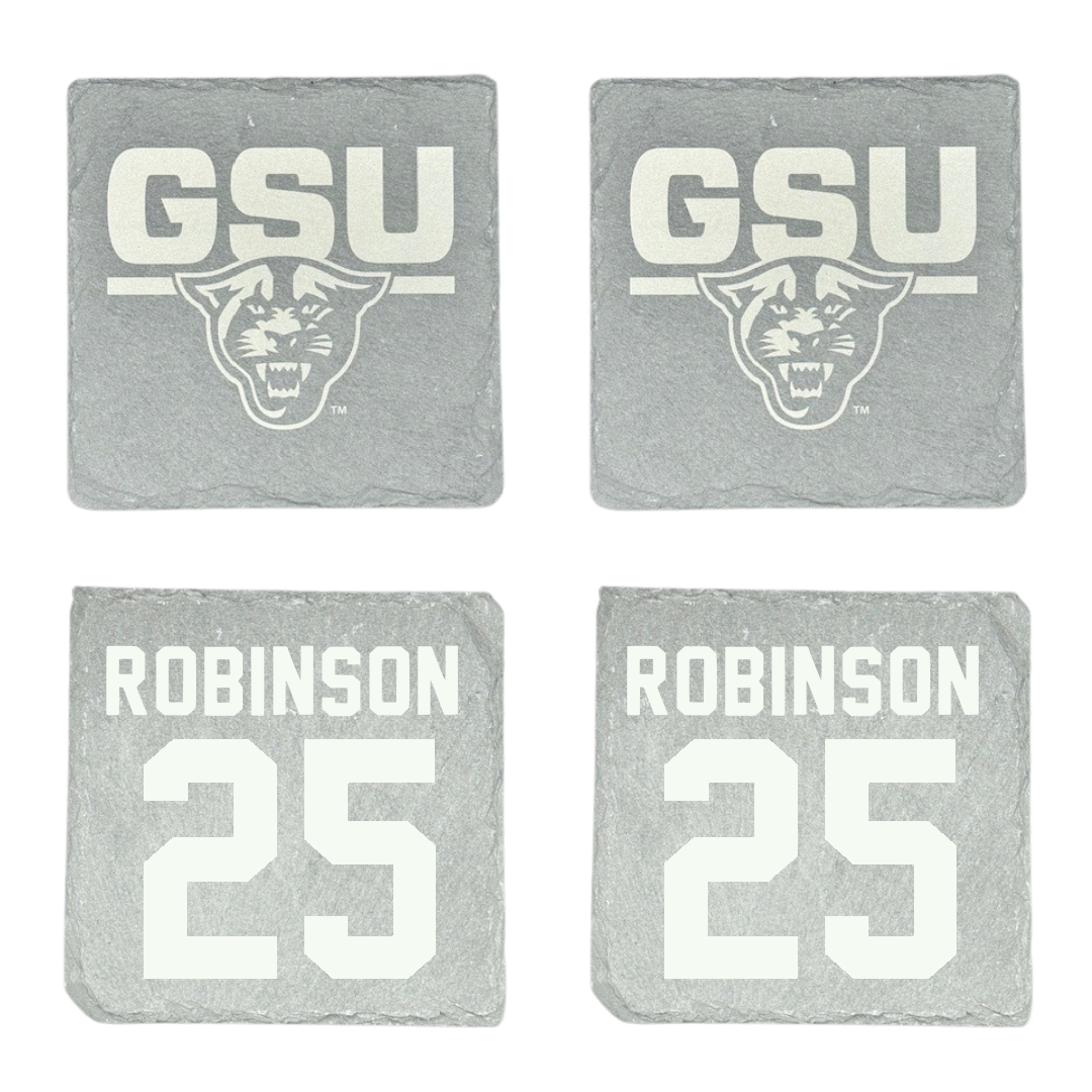 Georgia State University Football Stone Coaster (4 Pack)  - #25 Josiah Robinson