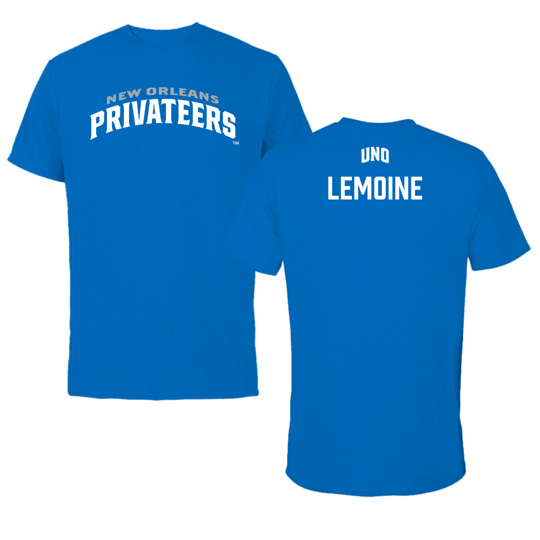 University of New Orleans POM Blue Jersey Tee - Maysie Lemoine