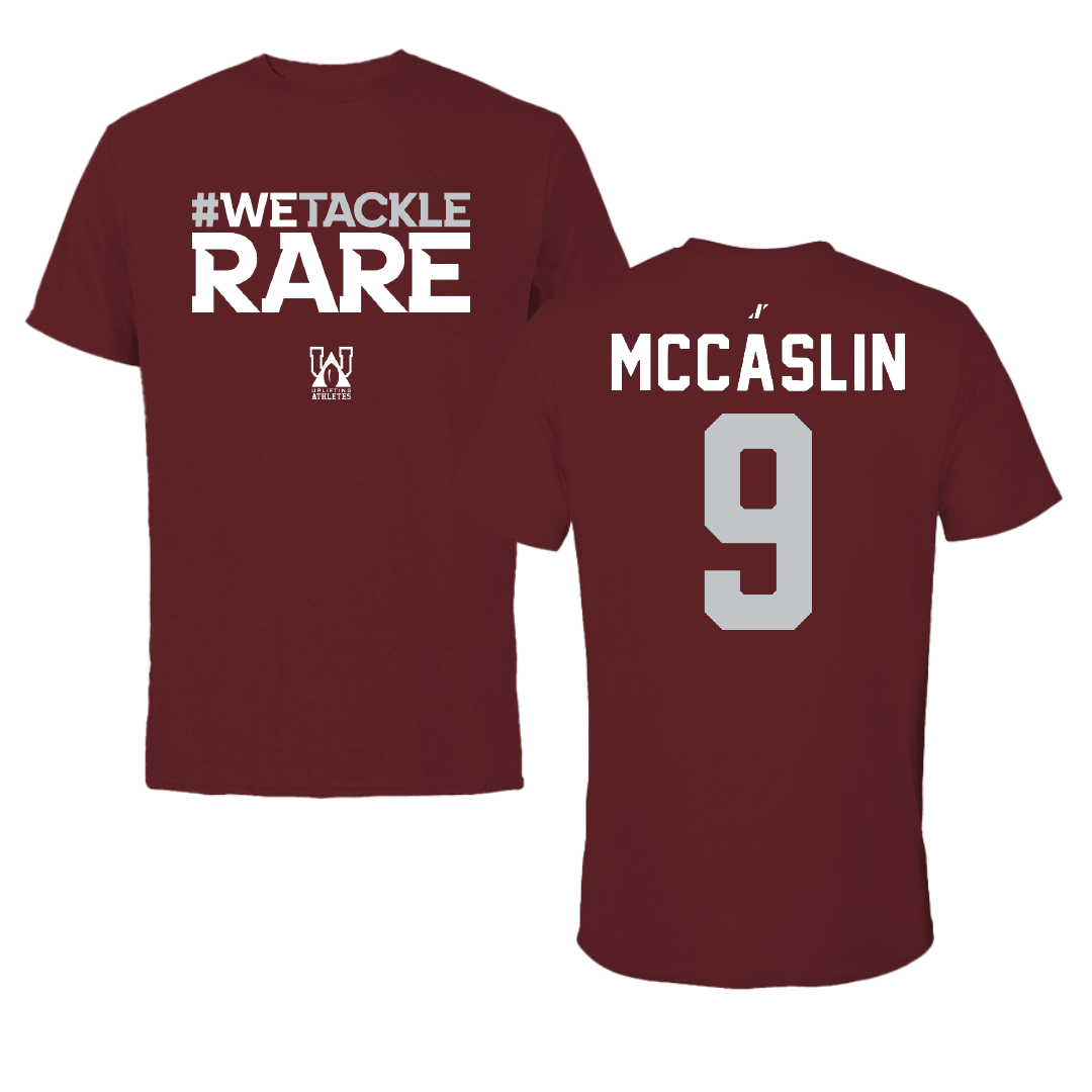 Mississippi State University Soccer Maroon Uplifting Athletes Tee - #9 Elle McCaslin