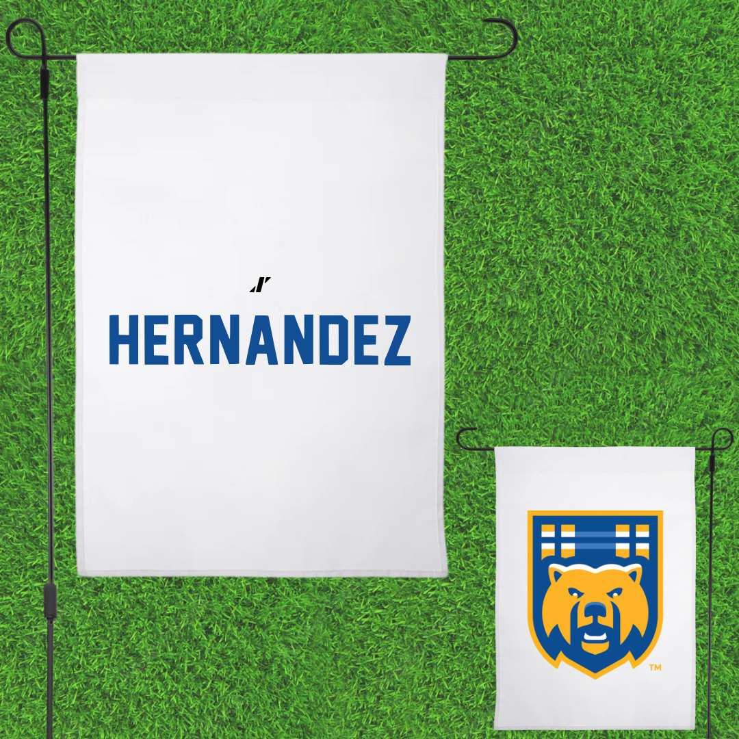University of California-Riverside TF and XC White Garden Flag - Lauren Hernandez