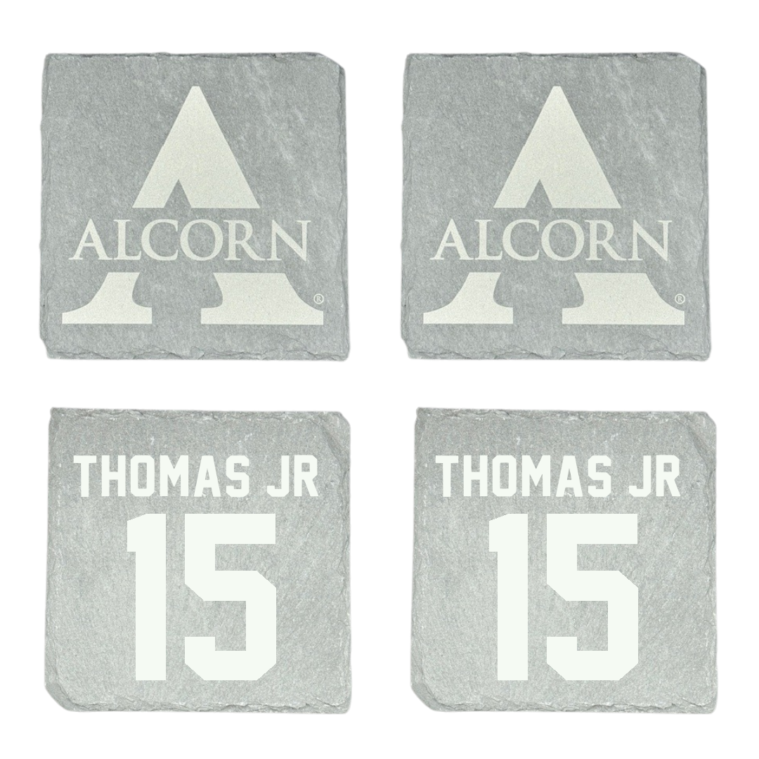 Alcorn State University Football Stone Coaster (4 Pack)  - #15 Eric Thomas Jr