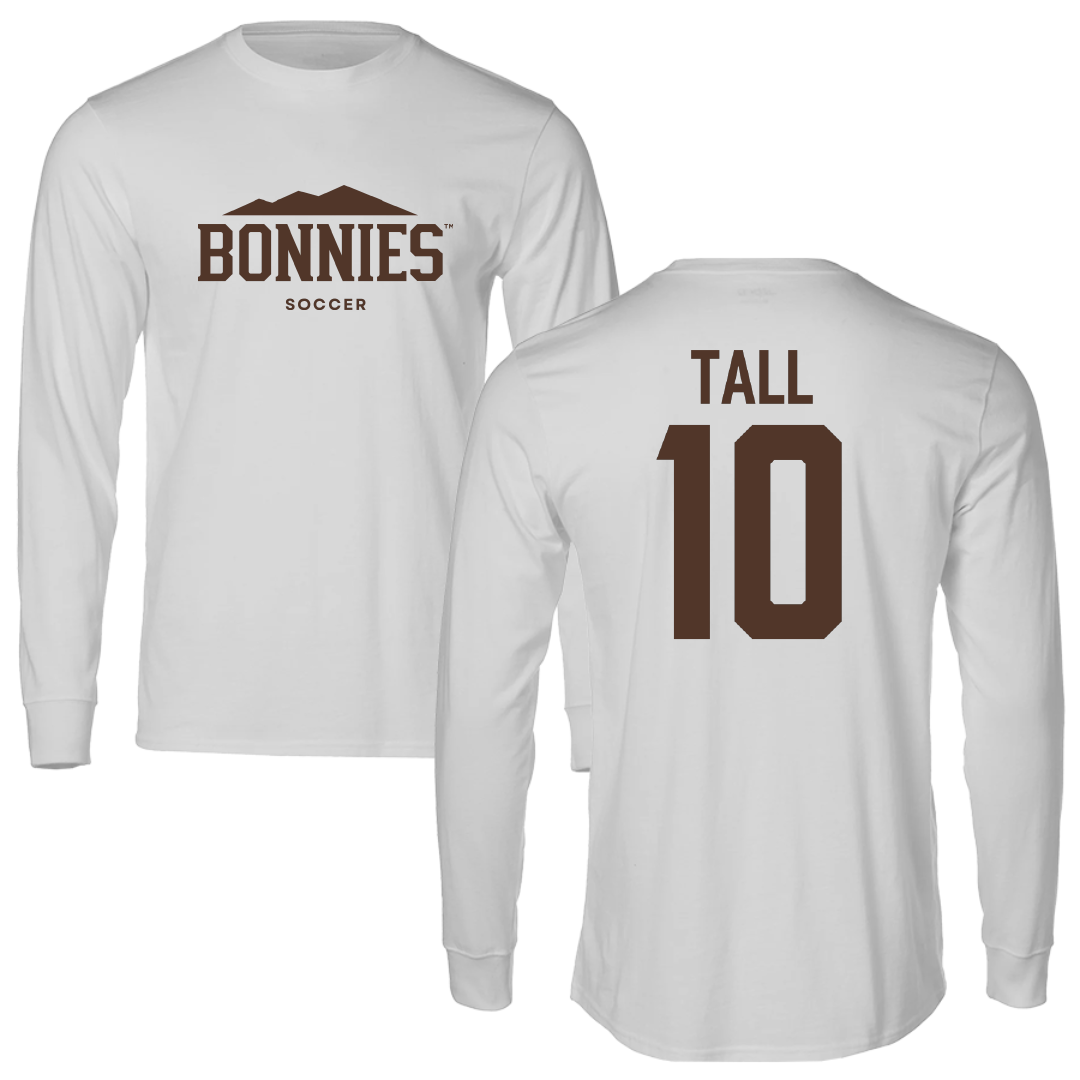 St. Bonaventure University Soccer Light Gray Performance Long Sleeve - #10 Mo Tall