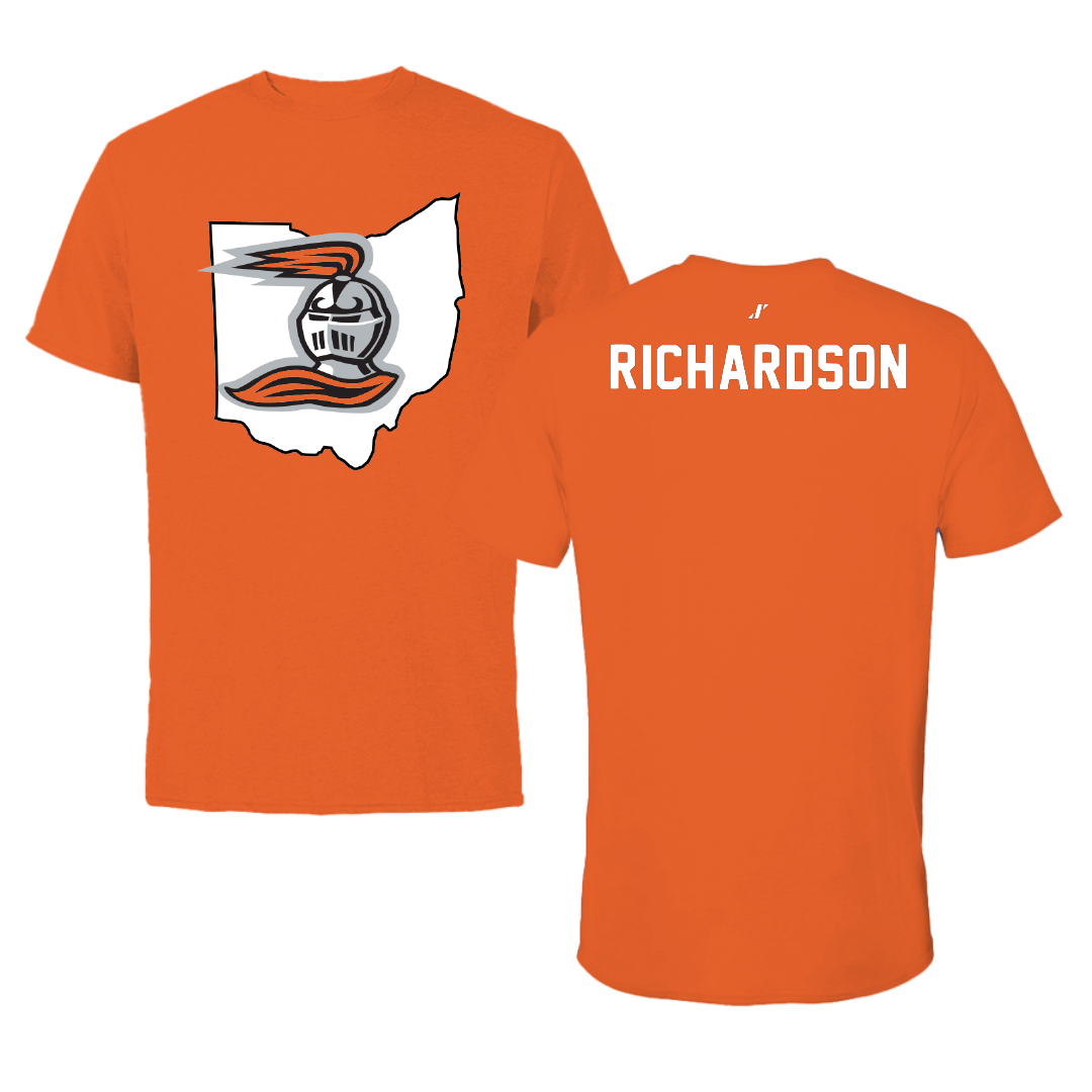 Heidelberg University Wrestling Orange State Performance Tee - Travis Richardson