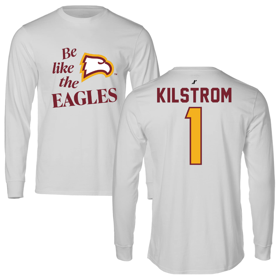 Winthrop University Soccer Light Gray Be Like Us Long Sleeve - #1 Jack Kilstrom