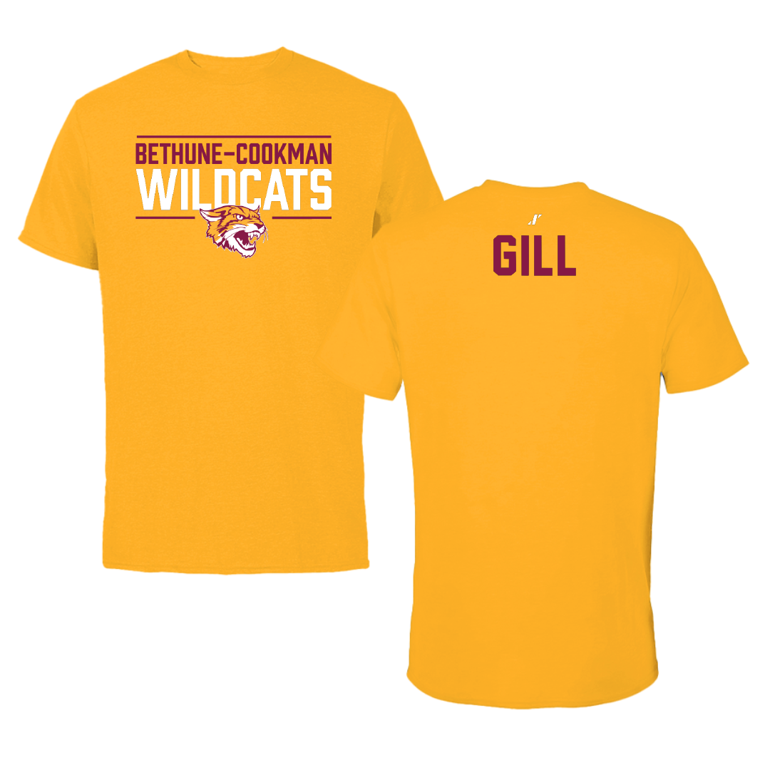 Bethune-Cookman University TF and XC Gold General Tee - Dsshon Gill