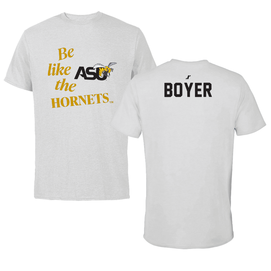 Alabama State University TF and XC Light Gray Be Like Us Performance Tee - Alisha Boyer