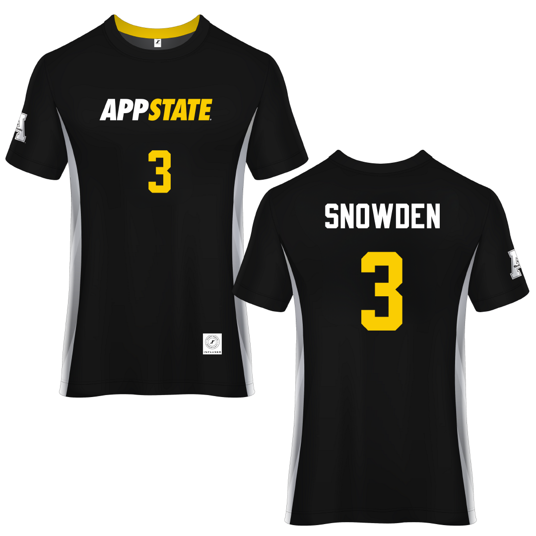 Appalachian State University Black Soccer Jersey - #3 Sydney Snowden