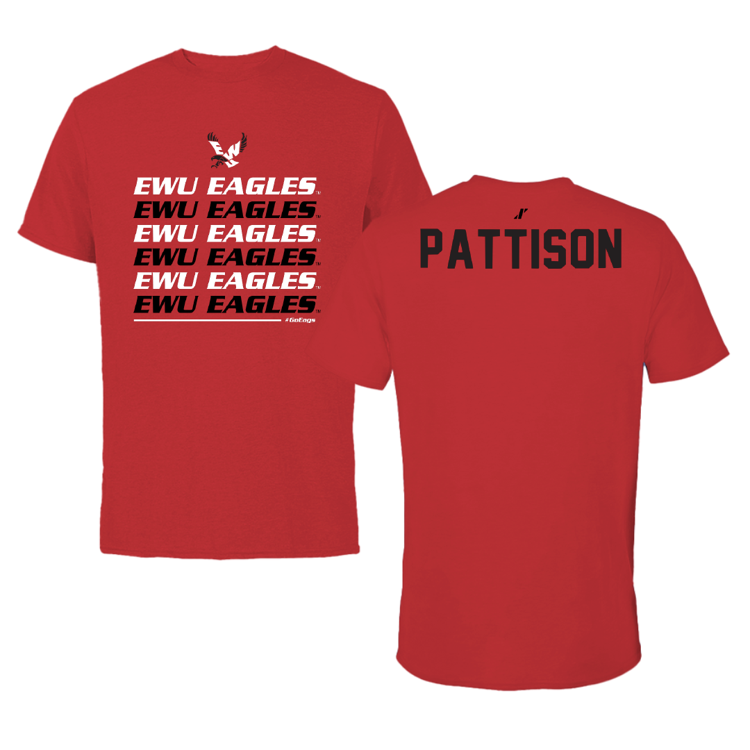 Eastern Washington University TF and XC Red General Performance Tee - Chloe Pattison