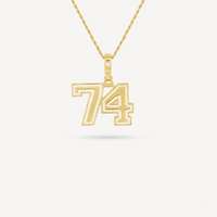 Gold Presidents Pendant and Chain - #74 Colton Reed