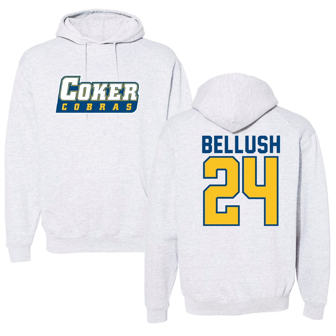 Coker University Acrobatics & Tumbling Light Gray Hoodie - #24 Tanner Bellush