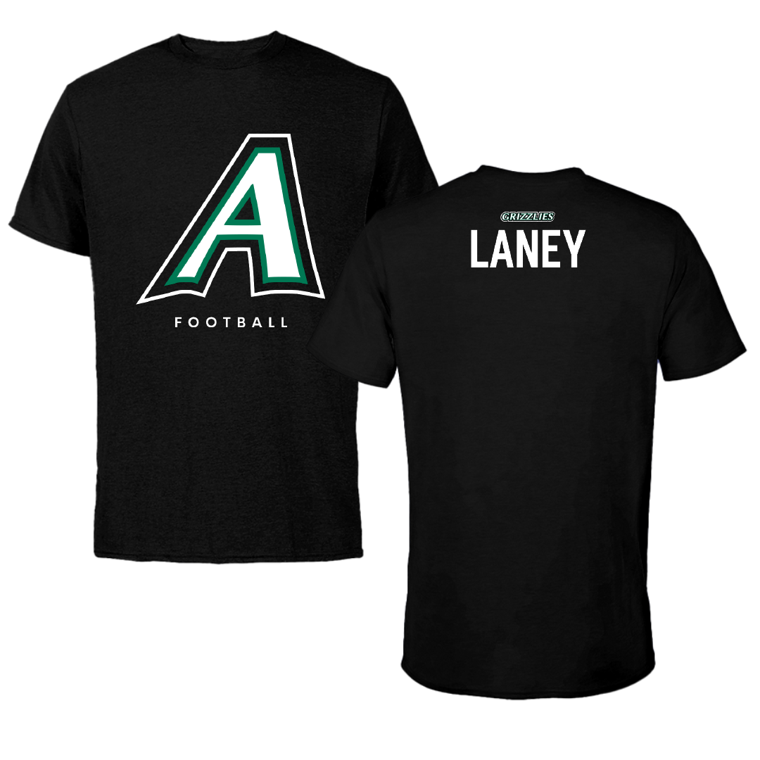 Adams State University Football Black Block Performance Tee - Daniel Laney