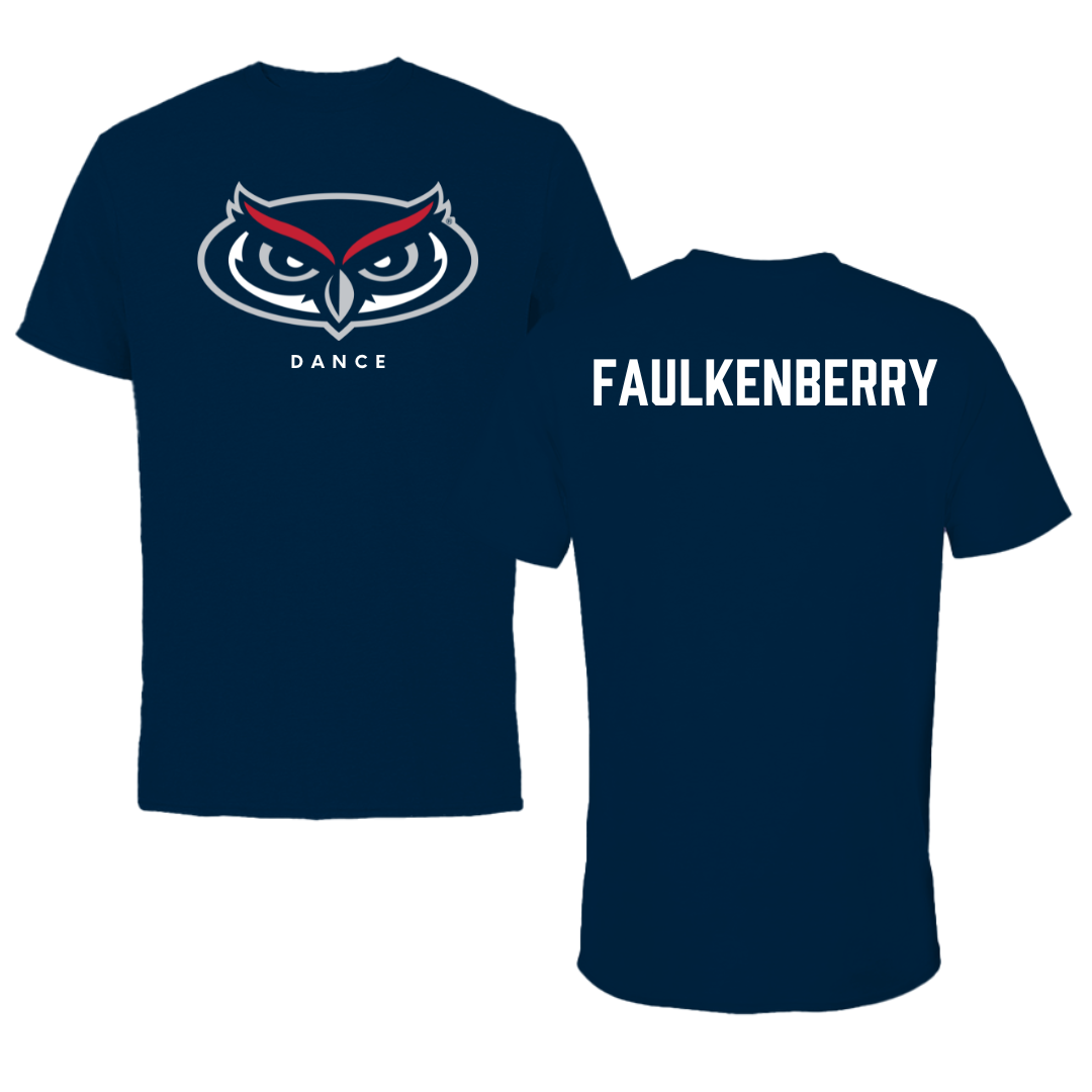 Florida Atlantic University Dance Navy Mascot Performance Tee - Sara Faulkenberry