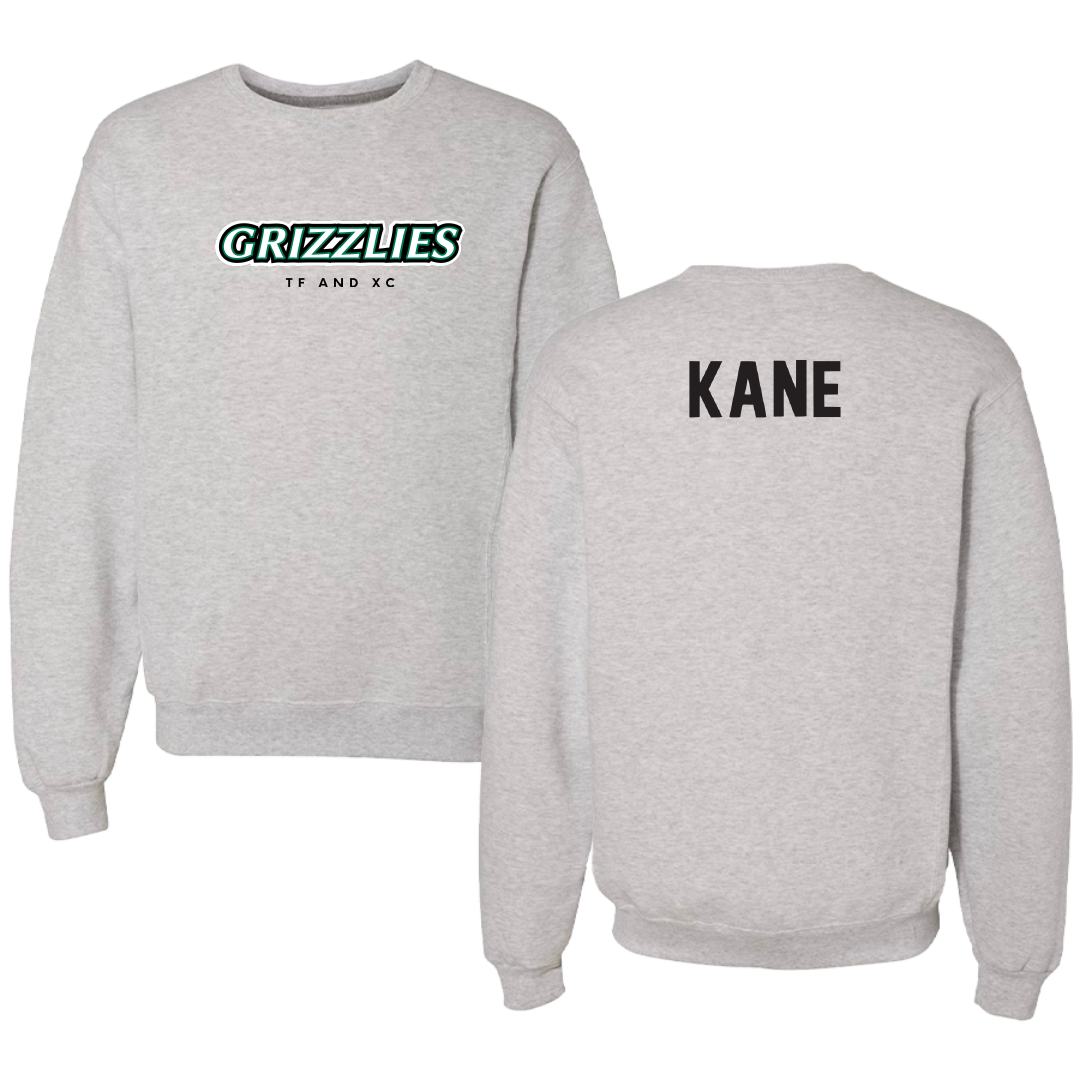 Adams State University TF and XC Gray Grizzlies Crewneck - Aziz Kane