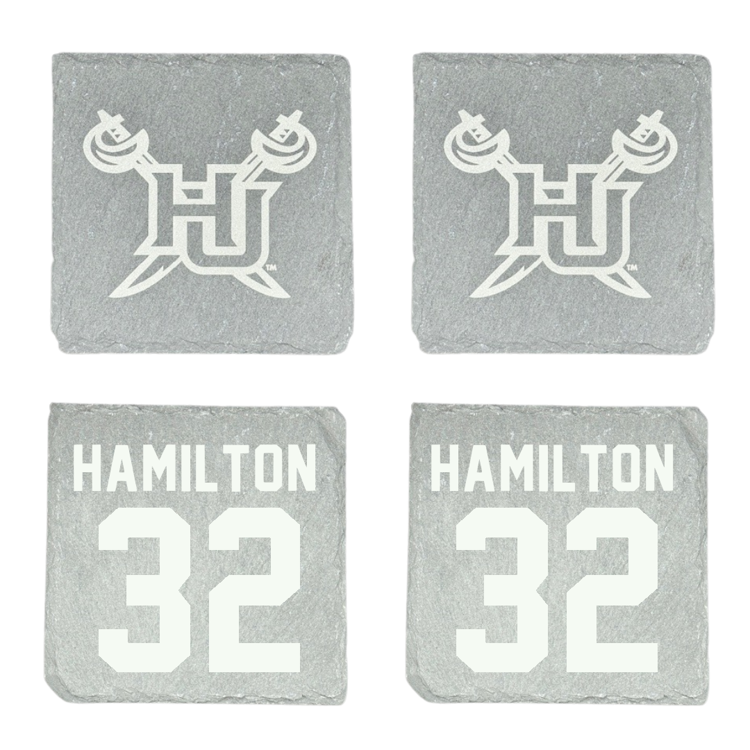 Hampton University Softball Stone Coaster (4 Pack)  - #32 Camryn Hamilton