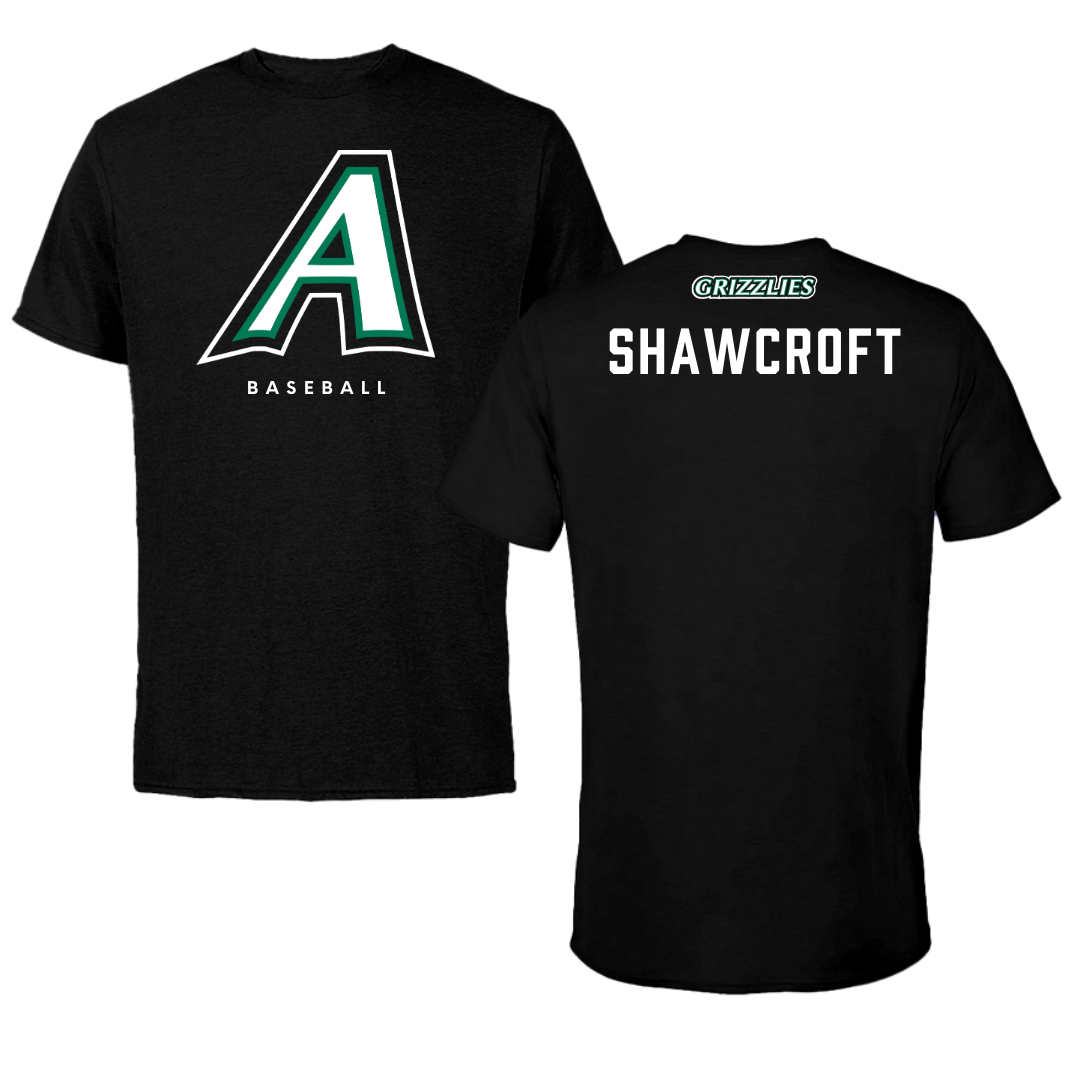 Adams State University Baseball Black Block Tee - Byron Shawcroft