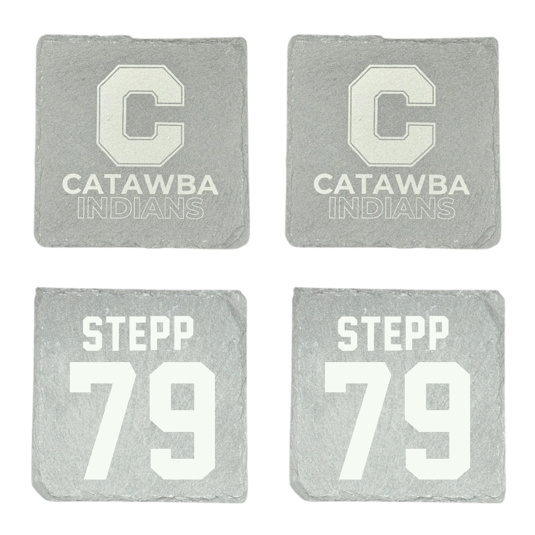 Catawba College Football Stone Coaster (4 Pack)  - #79 Evan Stepp