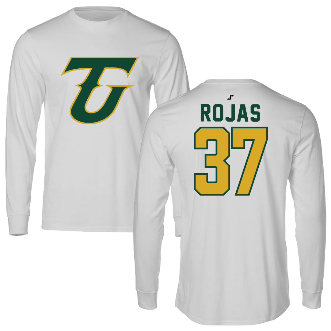 Tiffin University Soccer Light Gray Long Sleeve - #37 Alejandro Rojas